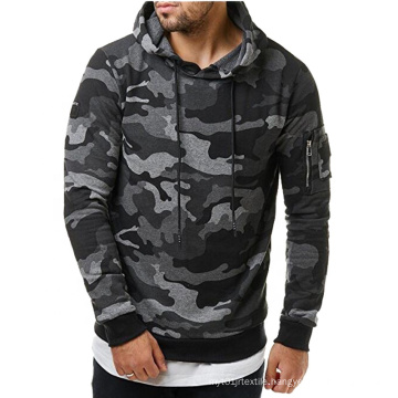 2021 Oversized Autumn And Winter New Classic Men's Fashion Casual Camouflage Hooded Pullover Jacket Wholesale